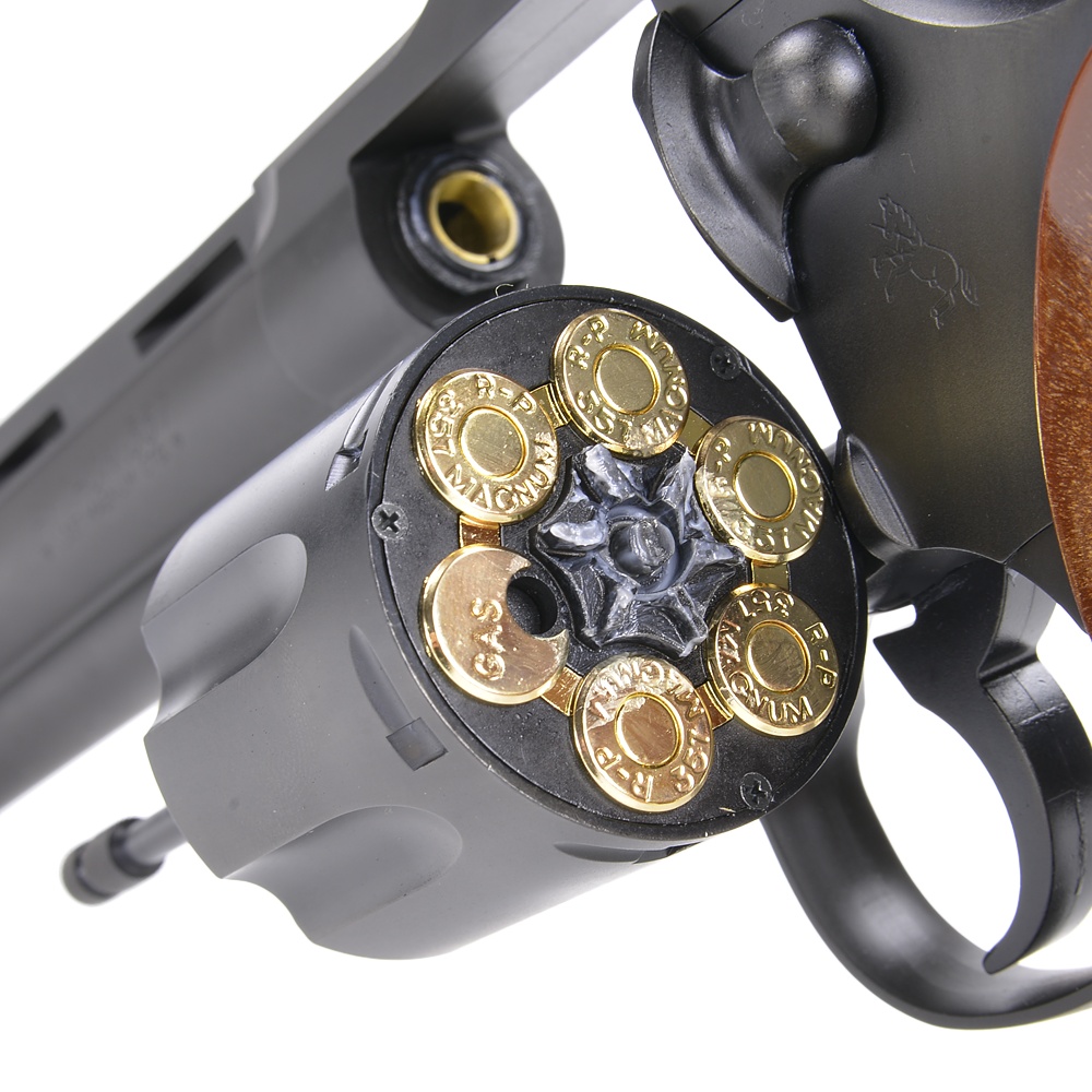 タナカ ガスガン COLT パイソン 357マグナム 6インチ Rモデル HW