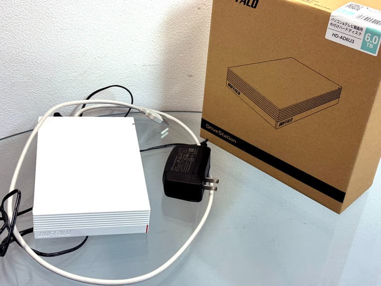 Buffalo製の外付けHDDが認識しない時に簡単にできる対処法を紹介