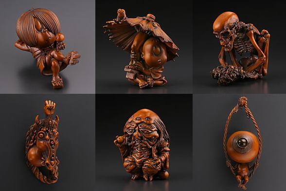 楽天市場】海洋堂 カプセルQ ミュージアム 妖怪根付 鬼太郎百鬼抄