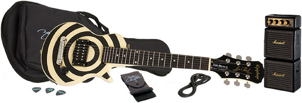 DISC Epiphone Les Paul PeeWee Bullseye Zakk Pakk Guitar Package at