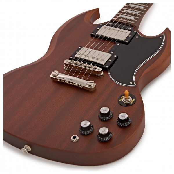 Epiphone Vintage G-400 SG, Worn Brown at Gear4music