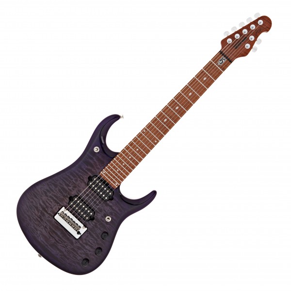 Music Man JP15 Quilt Top 7 String, Purple Nebula at Gear4music