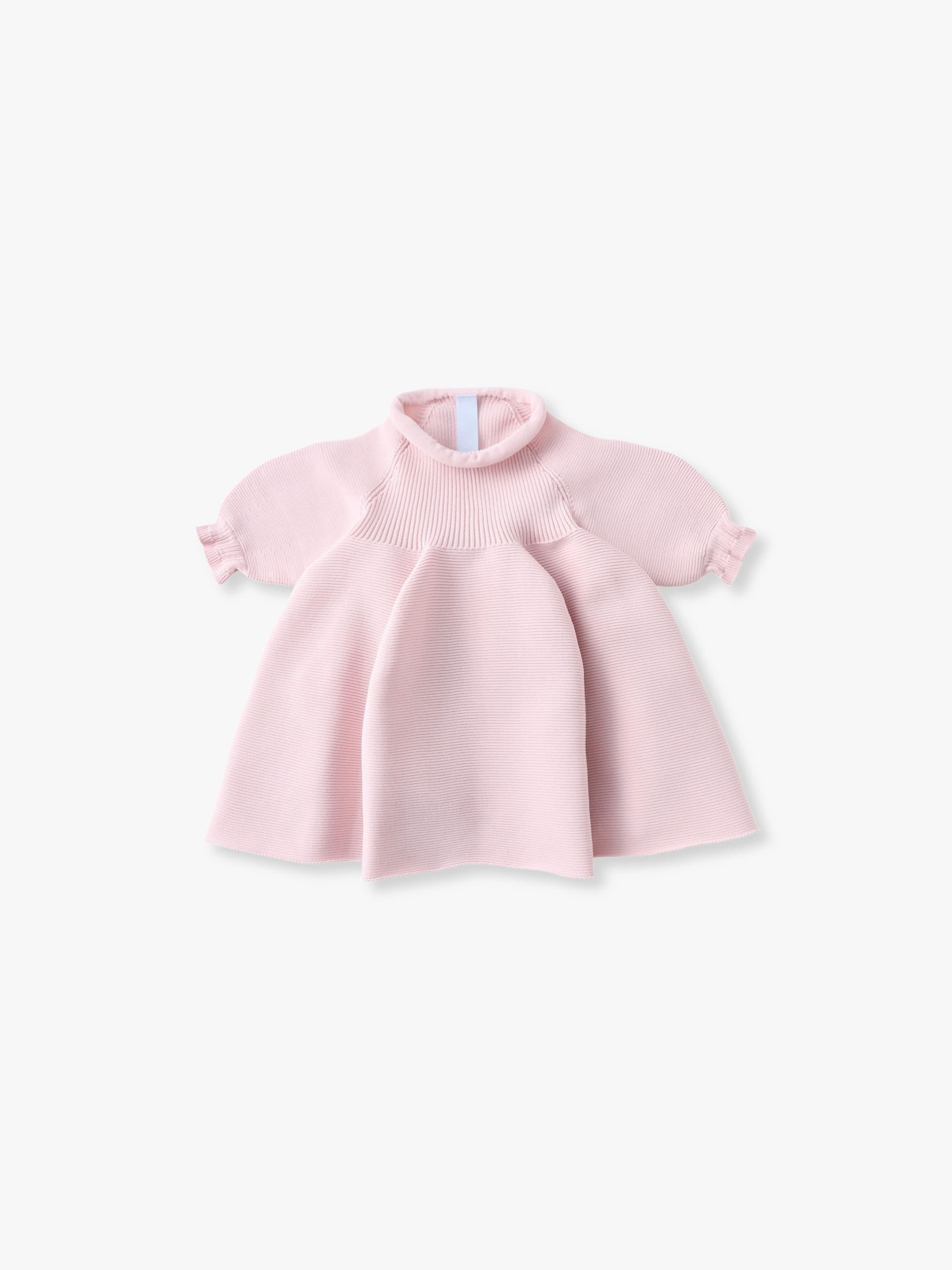 ポッタリーキッド パフスリーブ トップ（ライトピンク/ネイビー