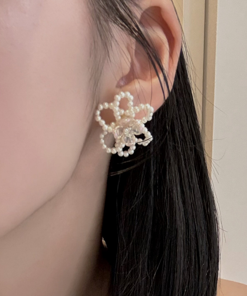 パールフラワーピアス｜ROYAL PARTY ロイヤルパーティー 商品詳細