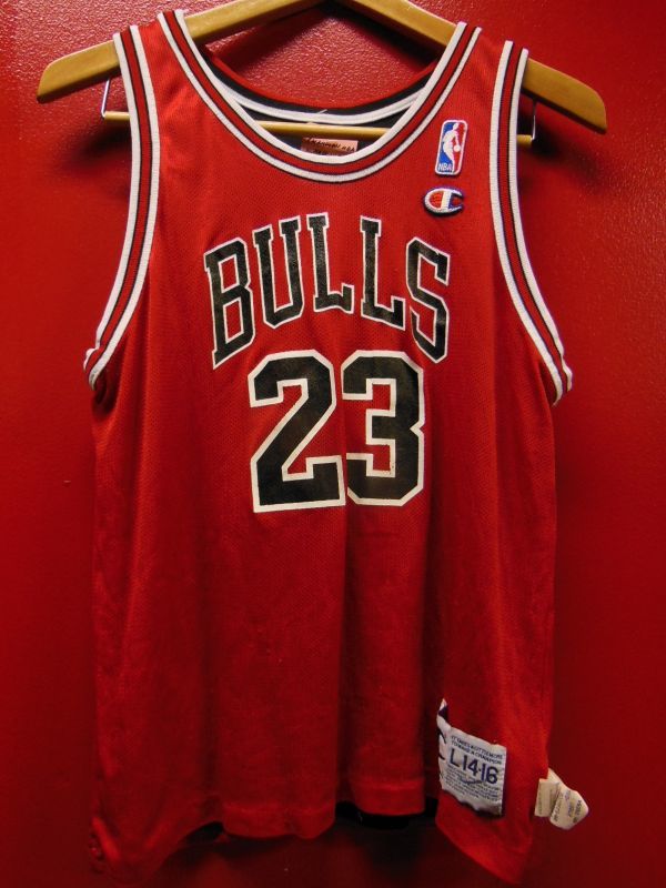 90S US古着 ビンテージ チャンピオンMEXICO製 NBA タンクトップ黒赤