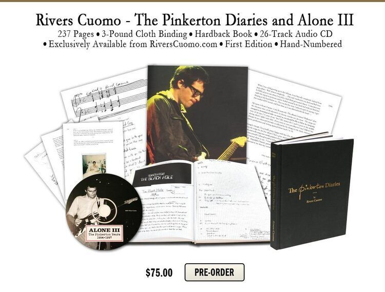 ウィーザーのリヴァース・クオモ、『ピンカートン』の制作ノート的書籍