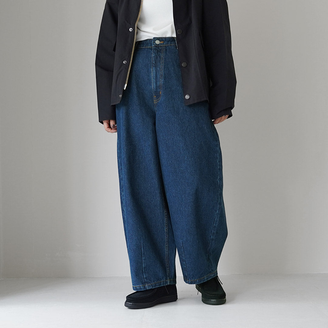 MIDIUMI（ミディウミ） ハイウエスト カーブデニム / レディース