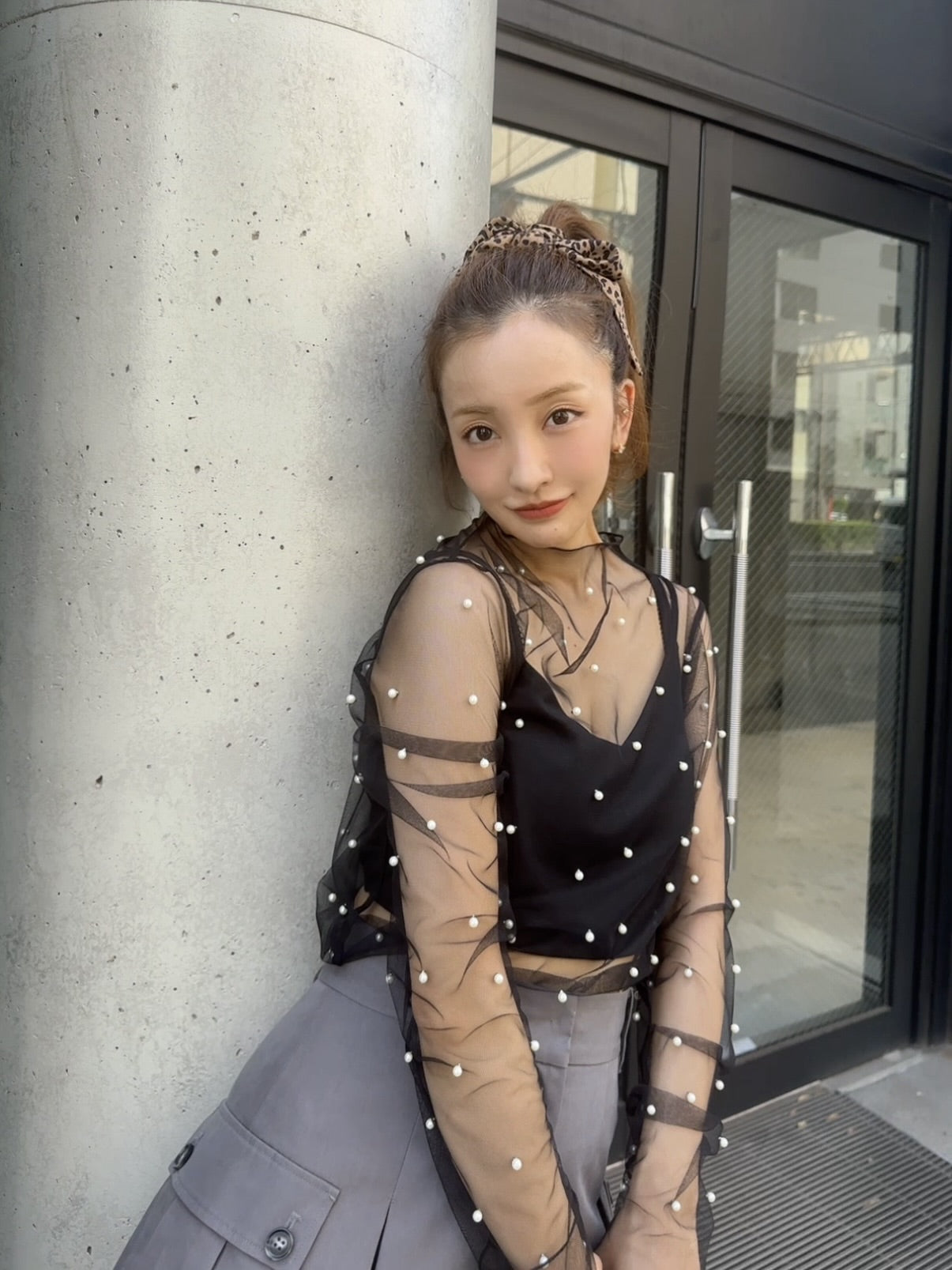 PEARL SHEER TOPS – Rosy luce