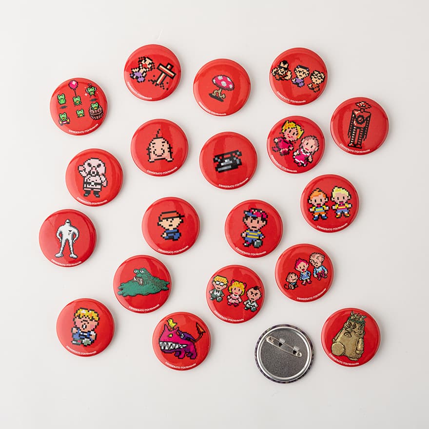 ほどよくバラけたMOTHERカンバッヂ。 - ほぼ日MOTHERプロジェクト - ほぼ日