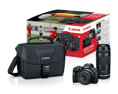 Shop Canon EOS R100 Double Zoom Lens Kit | Canon U.S.A., Inc.