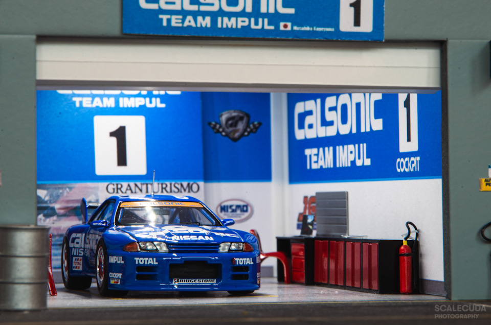 Calsonic Skyline R32 JGTC 1994 #1 - Ebbro 1/43 - Scale car photo 1/43