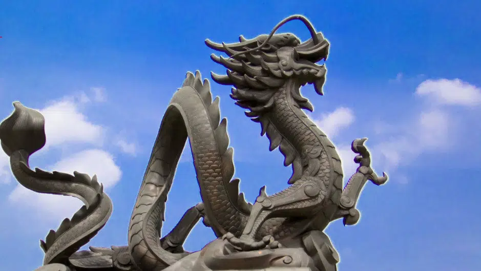 中国のドラゴンの像 - Sculptureshome