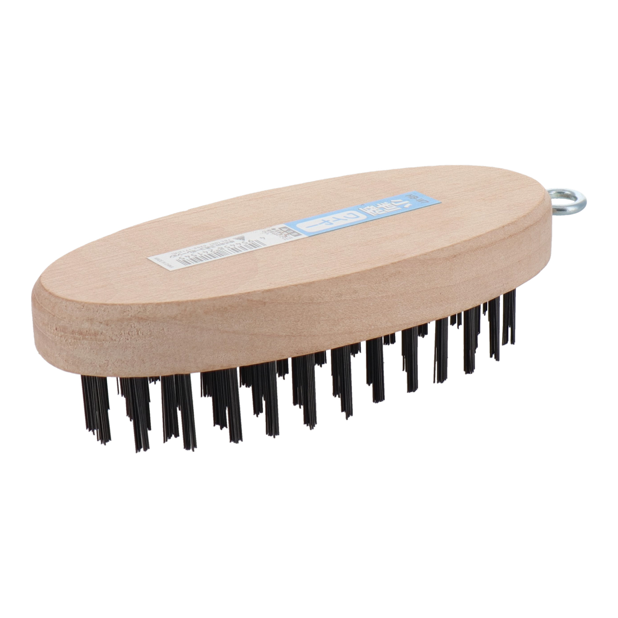 HB-W7 切削・研磨 工具 ブラシ 小判型ワイヤーブラシ スチール｜株式