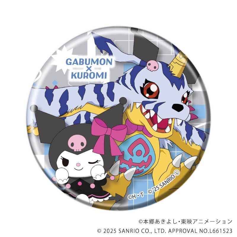 デジモンアドベンチャー×サンリオキャラクターズ｜缶バッジ「デジモン