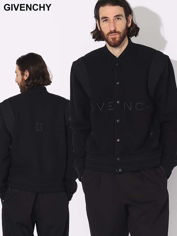 GIVENCHY (ジバンシィ) ロゴ刺繍 バーシティジャケット GVBM00R64Y82