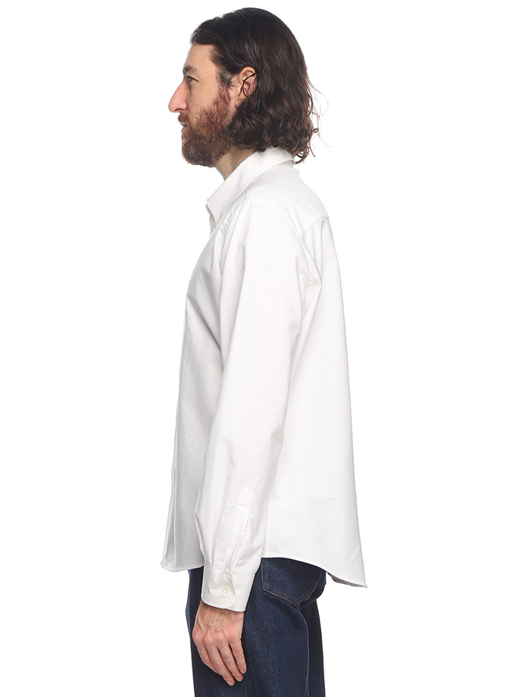 AMI PARIS (アミパリス ) コットン100％ ロゴ刺繍 ボタンダウン 長袖