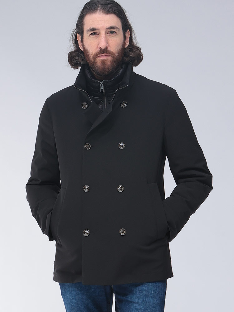 MONTECORE (モンテコーレ) スタンドカラー ダブル フルジップ ダウン