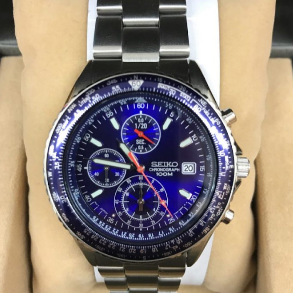 SEIKOセイコー クロノグラフ100M防水腕時計の買取実績 | 買取専門店