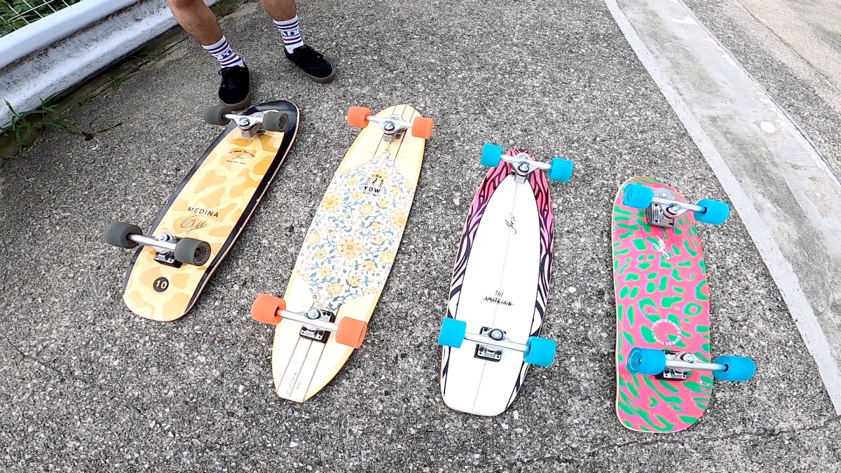 レビュー】YOW SURFSKATEはスノーボードのオフトレに最適なスケボー