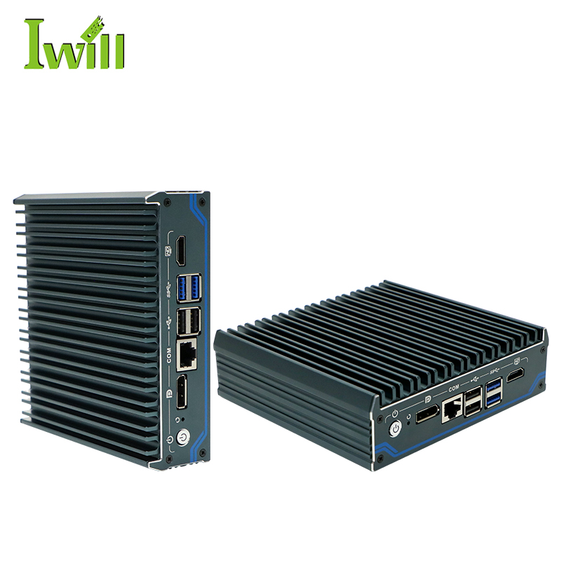 X86 Computer with 4 Nics - Fanless Firewall N100 Quad Core
