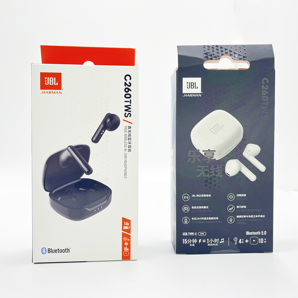 JBL C260 TWS True Wireless Bluetooth Headphones - Noise Cancelling