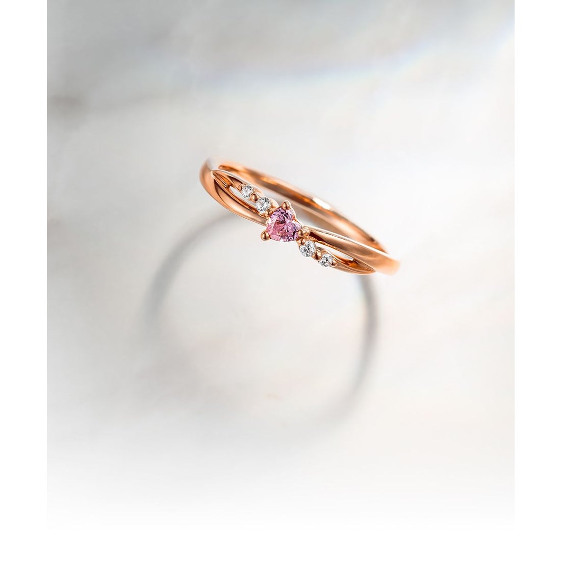 ヨンドシー 4℃ K10ピンクゴールドリング （ピンクゴールド