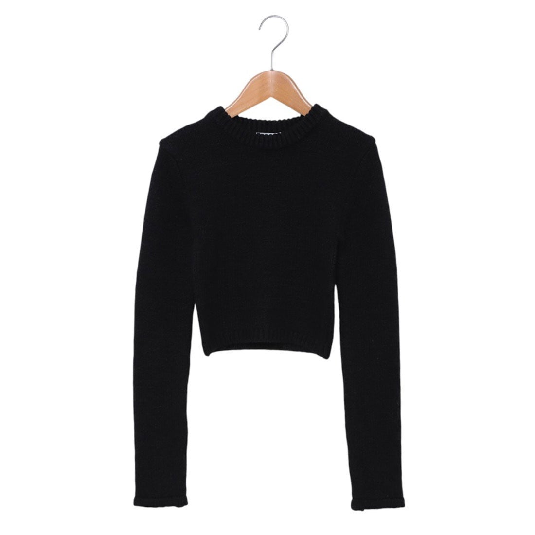 クラネ CLANE COTTON SHORT KNIT TOPS （BLACK） -ファッション通販
