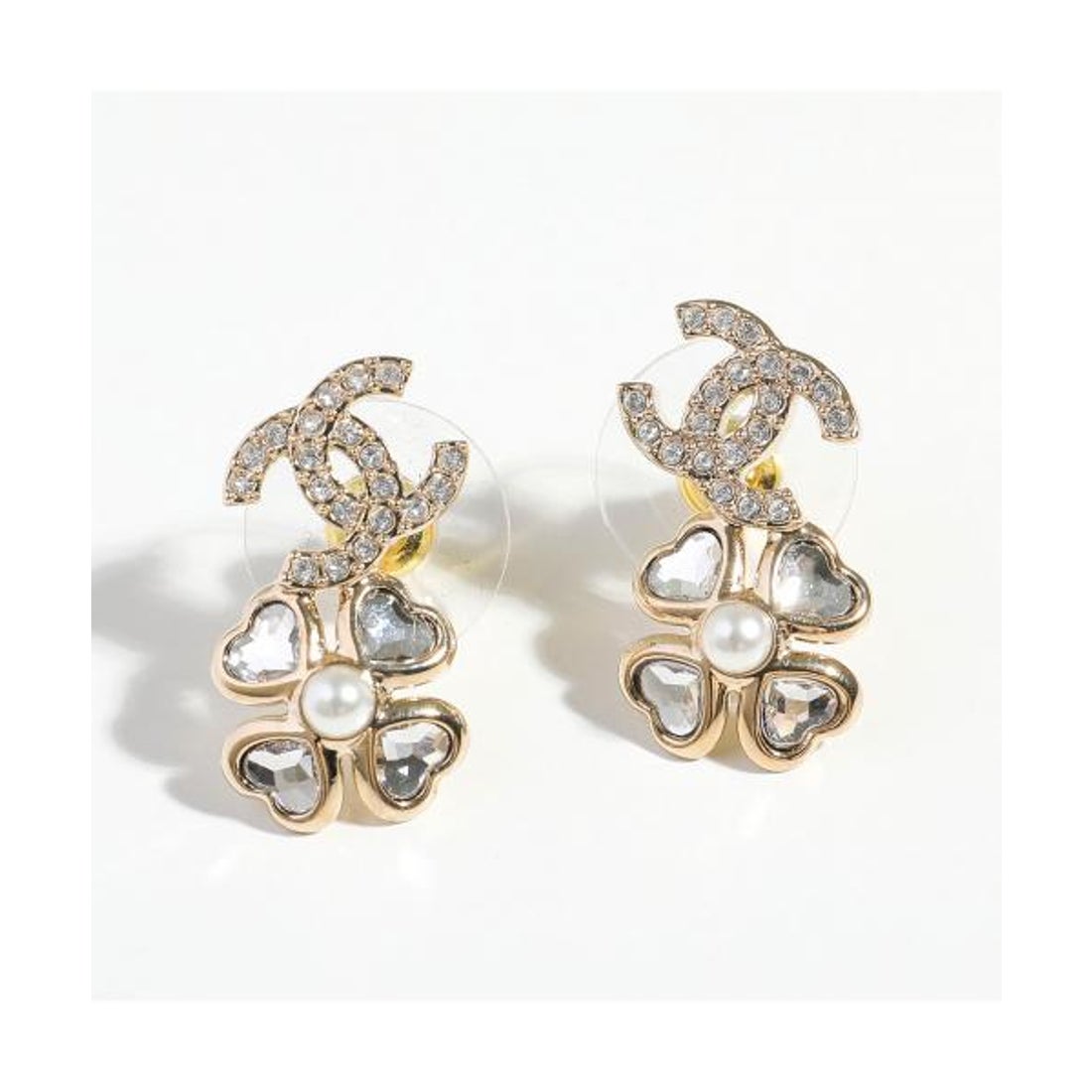 シャネル CHANEL CHANEL ピアス ABG273 B21851 ココマーク クローバー