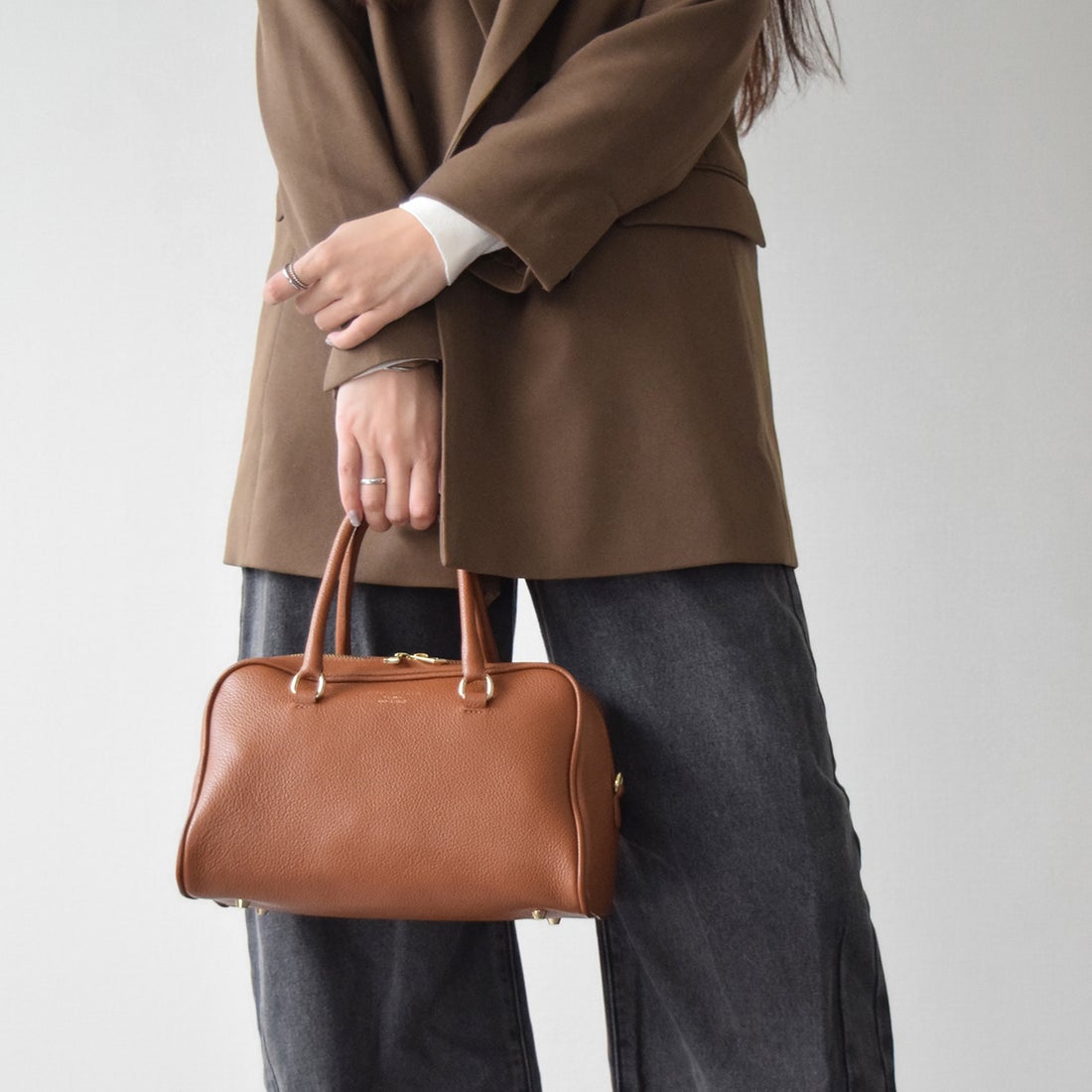 クリスチャン ヴィラ CHRISTIAN VILLA レザーボストンバッグ