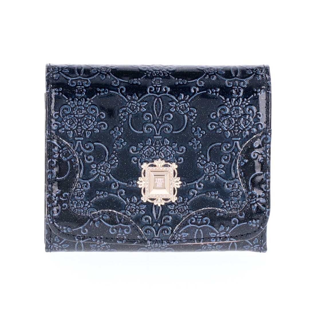 アナスイ ANNA SUI ルーミー 二つ折り財布 （ネイビー