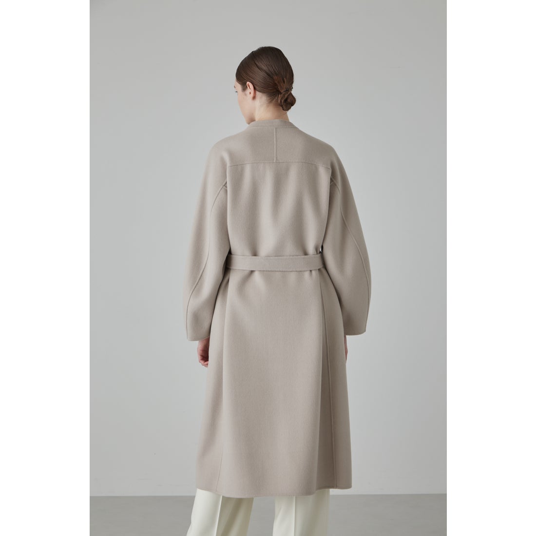 ADORE ダッフルコート カシミヤ混 アイボリー ベージュ 38 ADORE