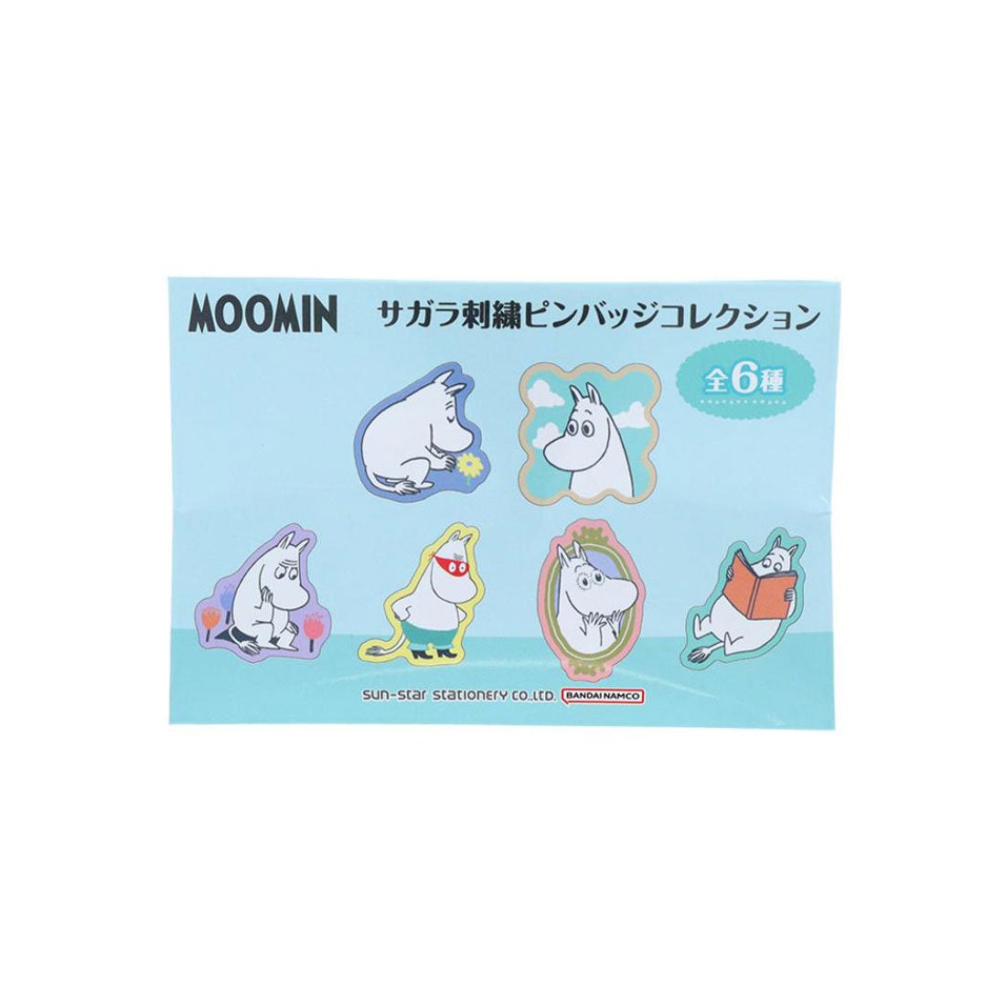シネマコレクション cinemacollection ムーミン バッチ サガラ刺繍