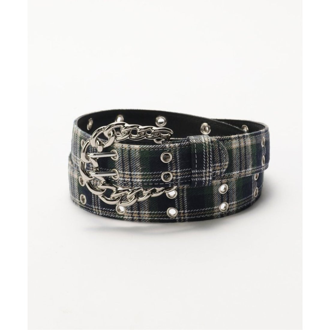 パルプ PULP AFB / エーエフビー FLANNEL CHECK BELT （グリーン