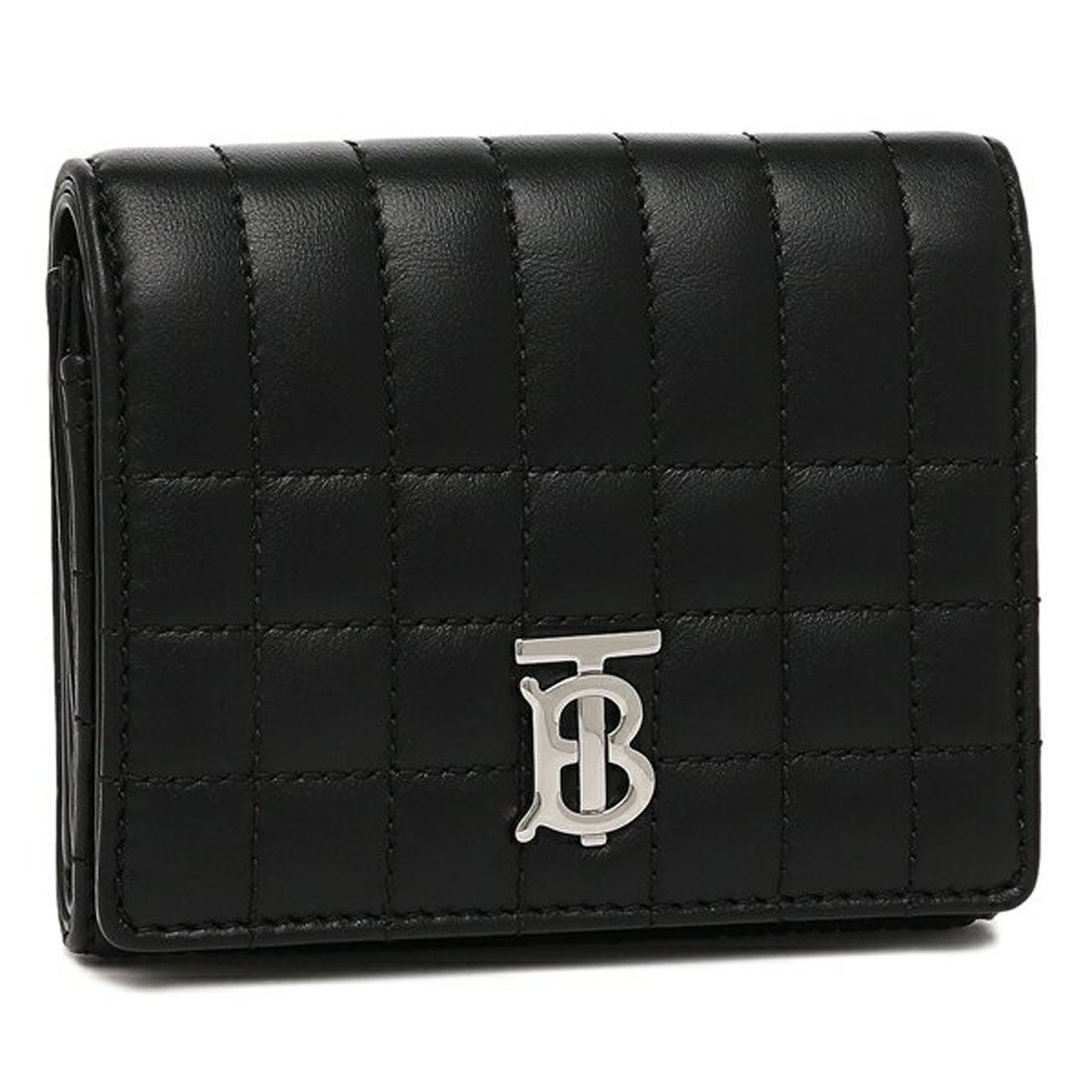 バーバリー BURBERRY 三つ折り財布 ローラ コンパクト財布 ブラック