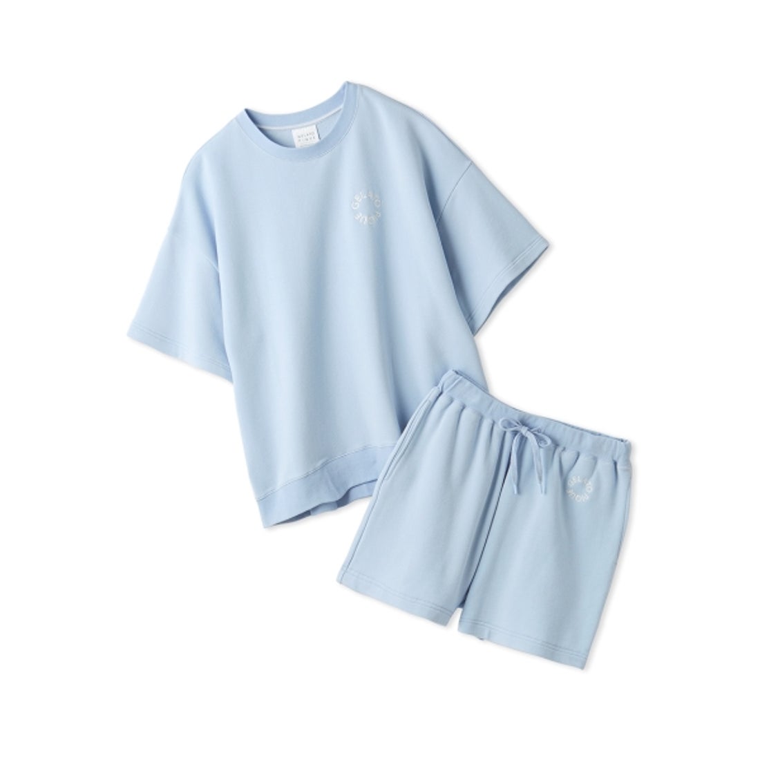 ジェラートピケ gelato pique 裏毛ロゴプルオーバー&ショートパンツ