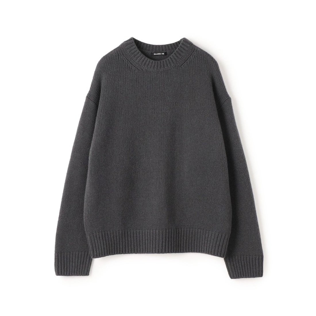 ギャルリー・ヴィー GALERIE VIE ファインウールクルーネックニット