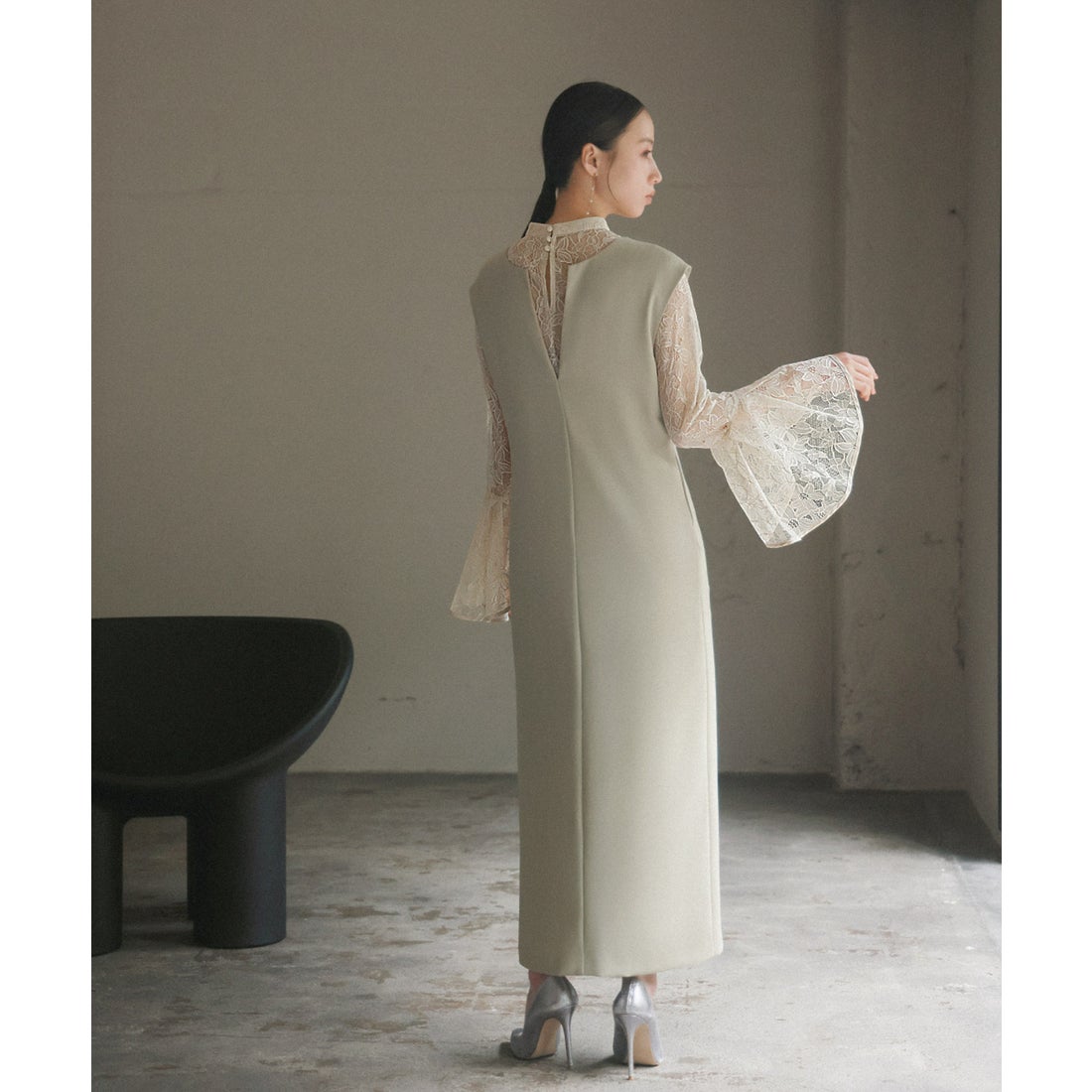 ガール GIRL レースベルスリーブブラウス・ジャンパースカート