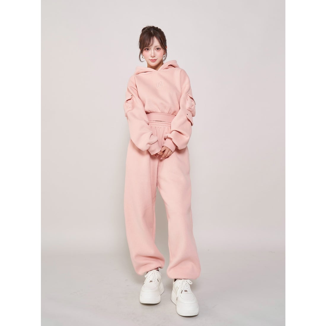 ダーリッチ Darich Dベアスタッズスウェットセットアップ （ピンク