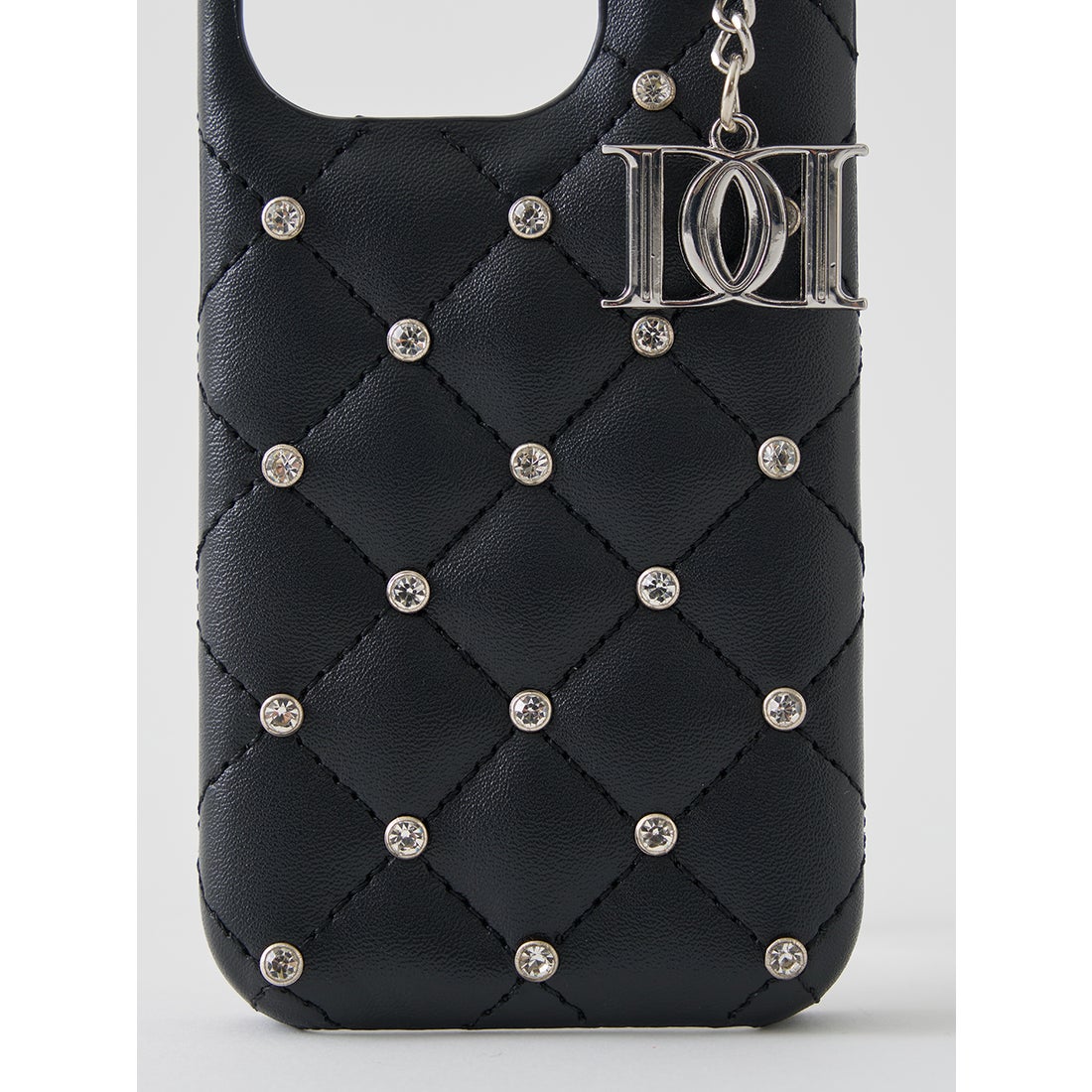 ダーリッチ Darich キルティングビジューDDチャームiPhoneケース