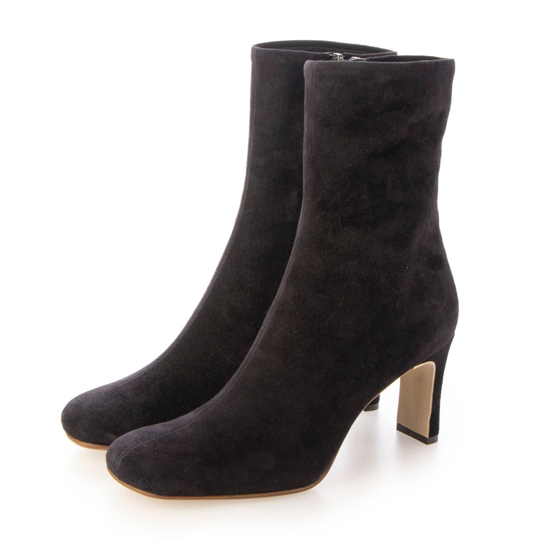 ダイアナ DIANA ショートブーツ （黒スエード） -ファッション通販