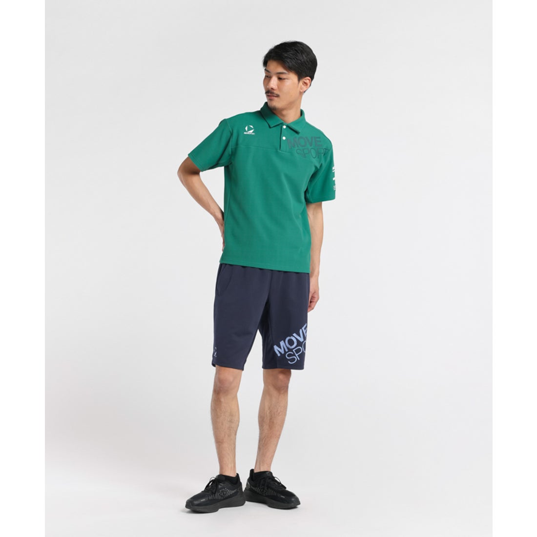 ムーブスポーツ MoveSport Sunscreen NIR 鬼鹿の子 ポロシャツ