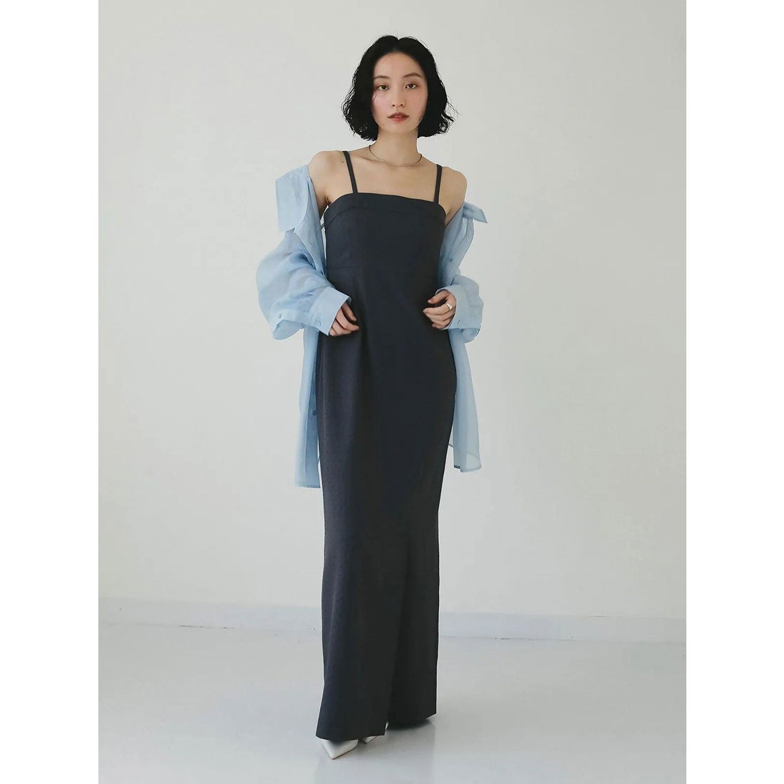 エイミーイストワール EIMY ISTOIRE ビジューキャミワンピース