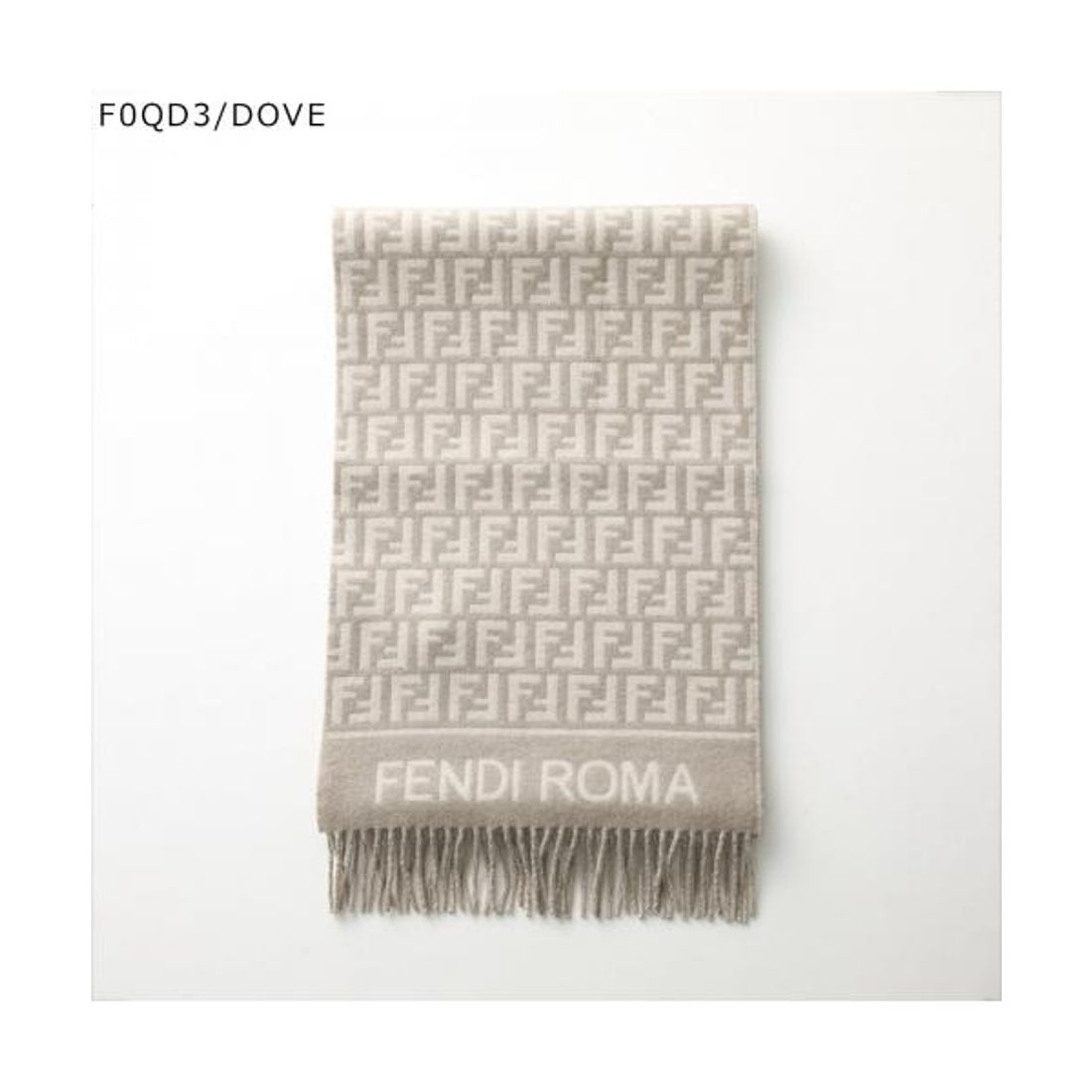 フェンディ FENDI FENDI マフラー 30×190 FXT113 AQCW カシミヤ ウール