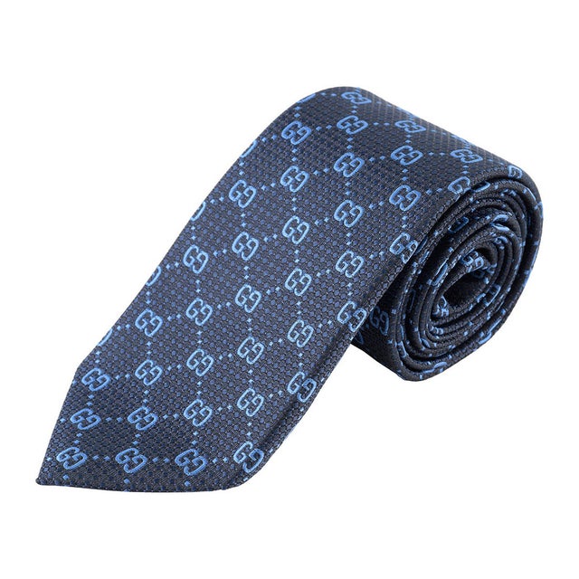 グッチ GUCCI ネクタイ GGパターン シルクジャカード ネクタイ 790227