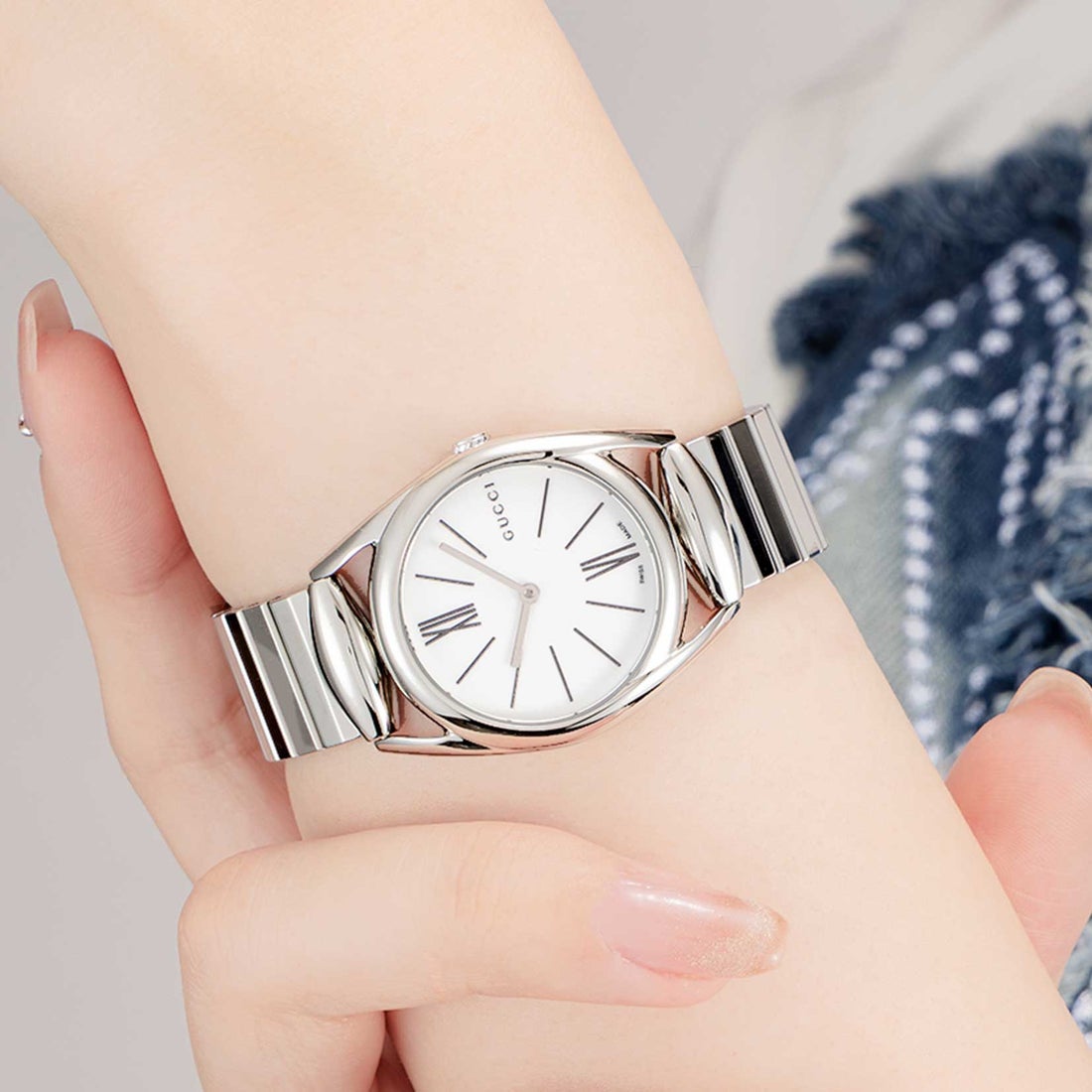 グッチ GUCCI ホースビット （ホワイト） -waja bazar - 海外