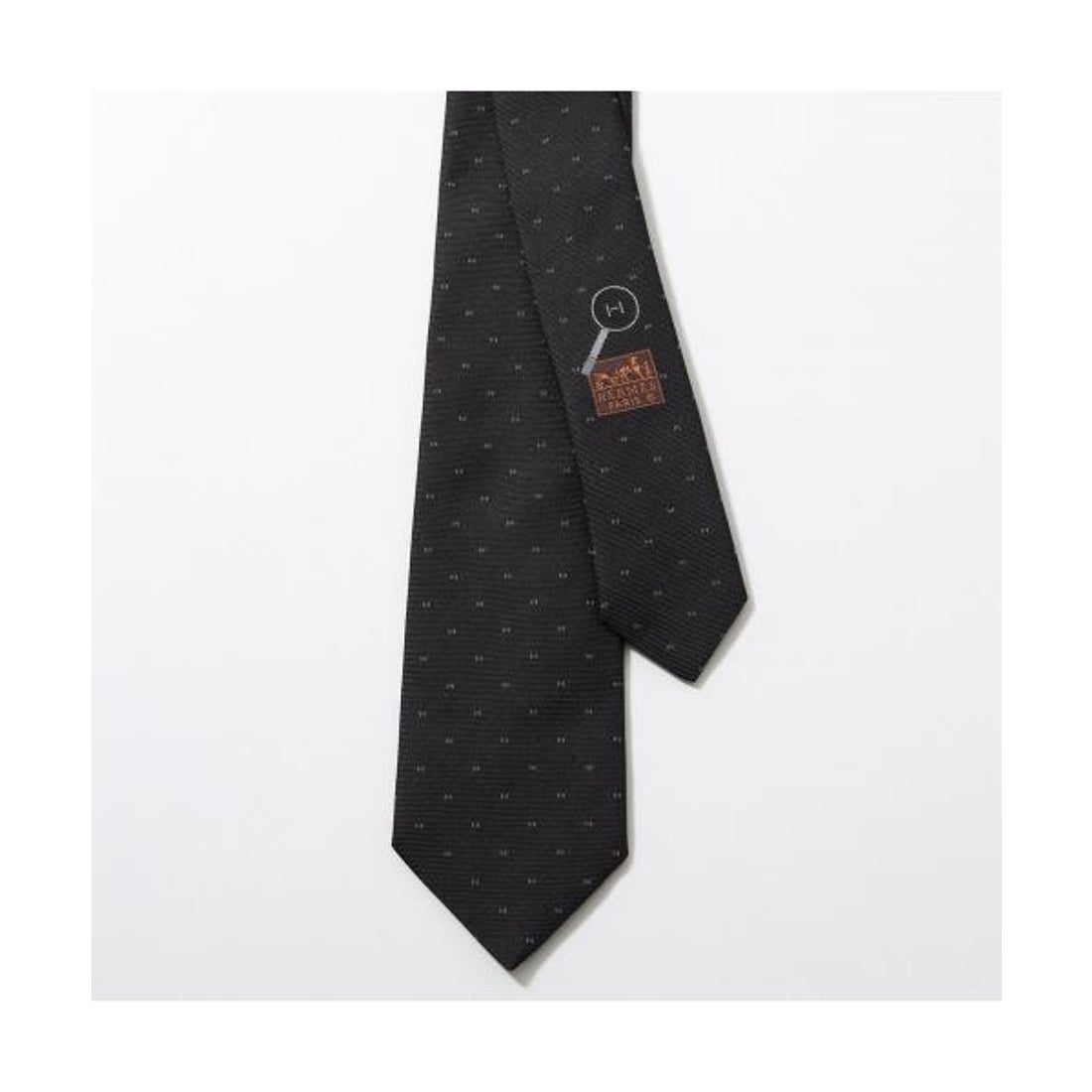 エルメス Hermes HERMES ネクタイ TIE 7cm フランス製 シルク （(14