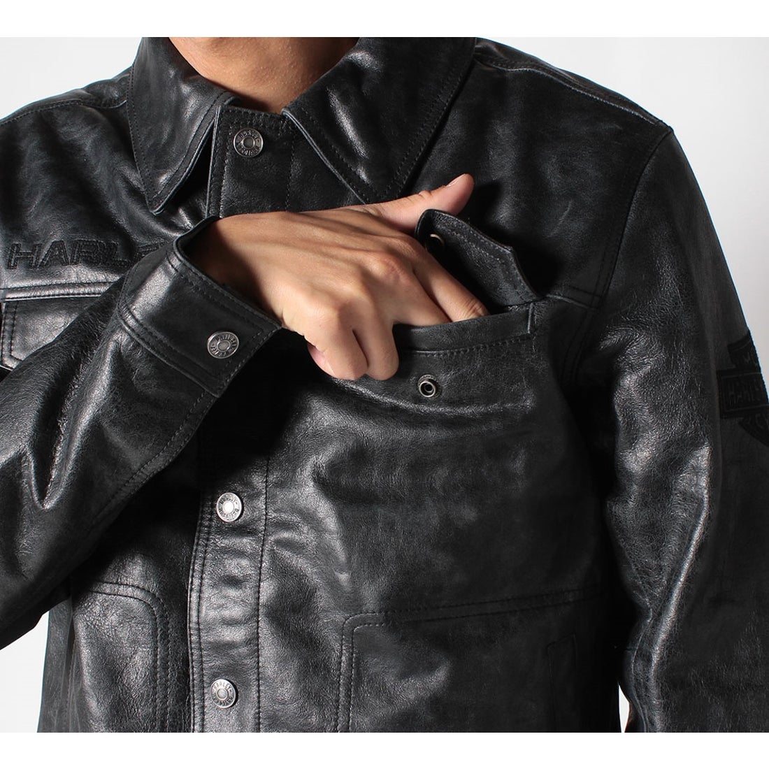 アイアンマウンテンレザージャケット -ハーレーダビッドソン公式