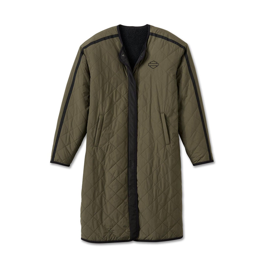 リバーシブルキルティングシェルパコート -ハーレーダビッドソン公式