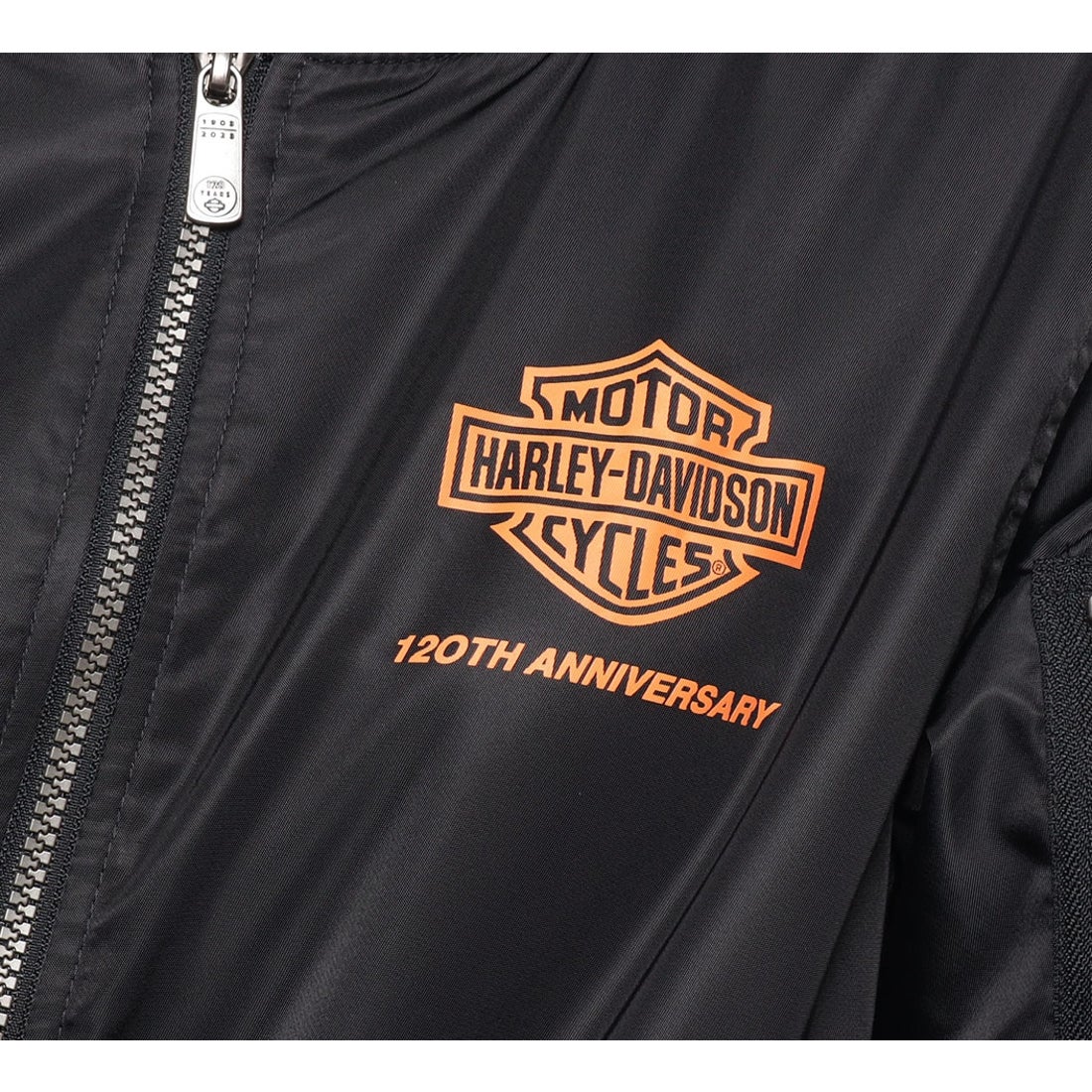 120周年記念ボンバージャケット ブラック -ハーレーダビッドソン公式