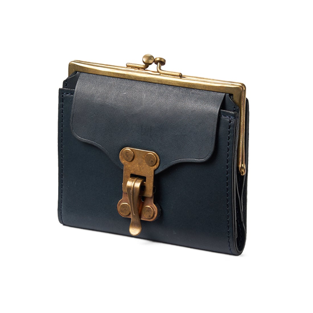 ヴァスコ vasco ヴァスコ 財布 二つ折り財布 がま口 本革 日本製